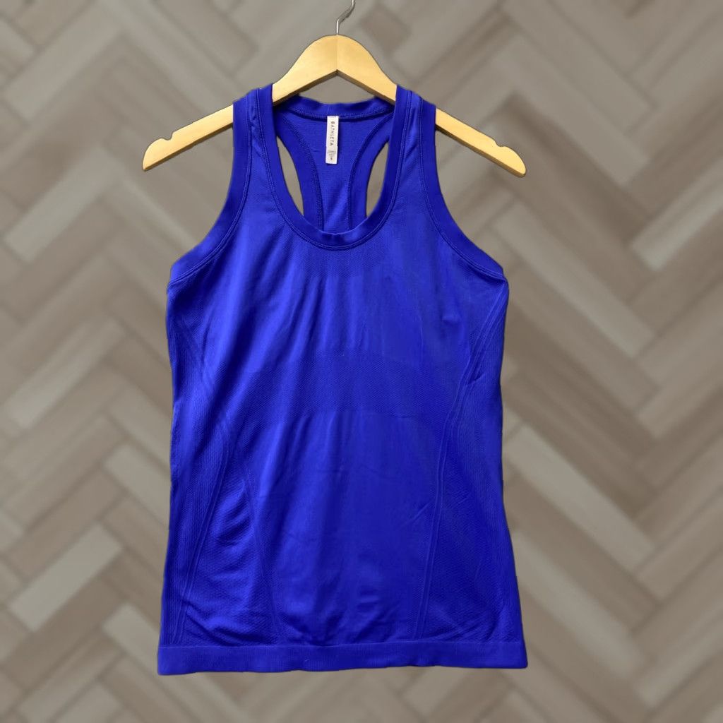 Athleta Athleta Racerback Tank Top Women Size S Activewear Deep Purple 90s Workout Fitness Size S / US 4 / IT 40 - 1 Thumbnail