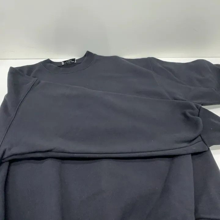 Other Balenciaga Black Logo Embroidered Sweatshirt 0079-2507 Size S / US 4 / IT 40 - 6 Thumbnail