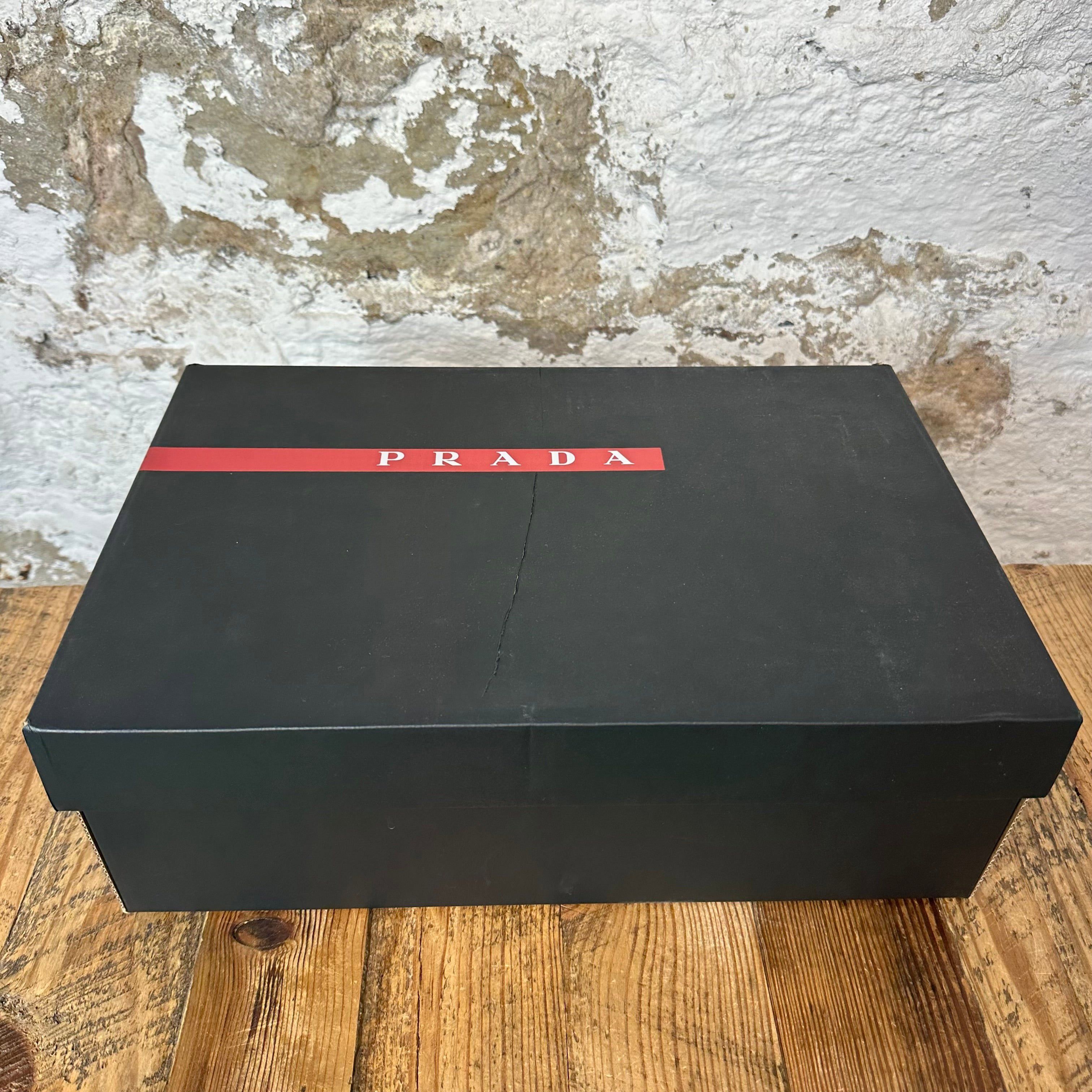 Prada Prada Americas Cup Nero Leather Sneaker Sz 8 DS Size US 8 / EU 41 - 7 Thumbnail