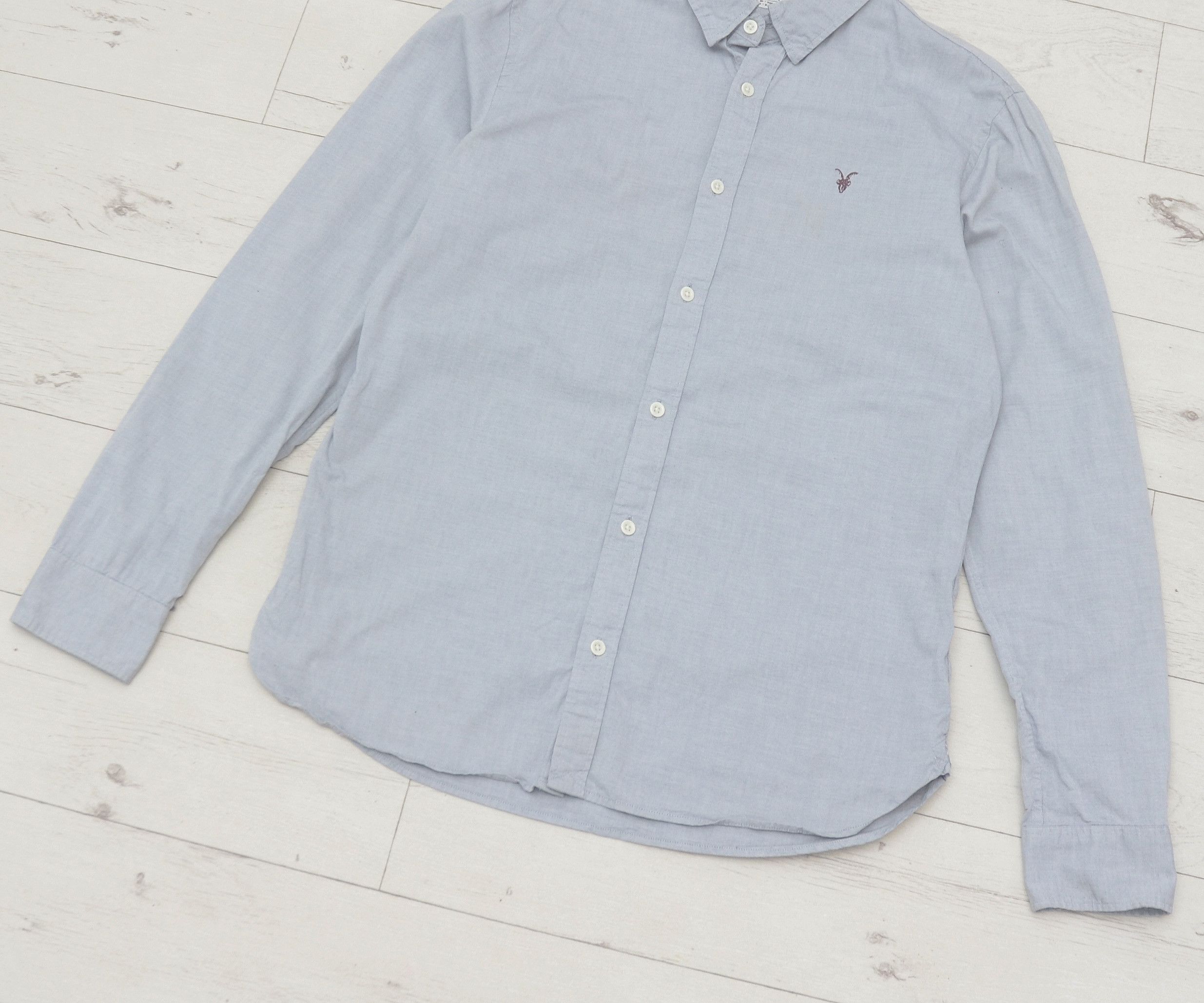 Allsaints Allsaints Shirt Redondo Ramskull Gray Casual Shirt size M Size US M / EU 48-50 / 2 - 3 Thumbnail