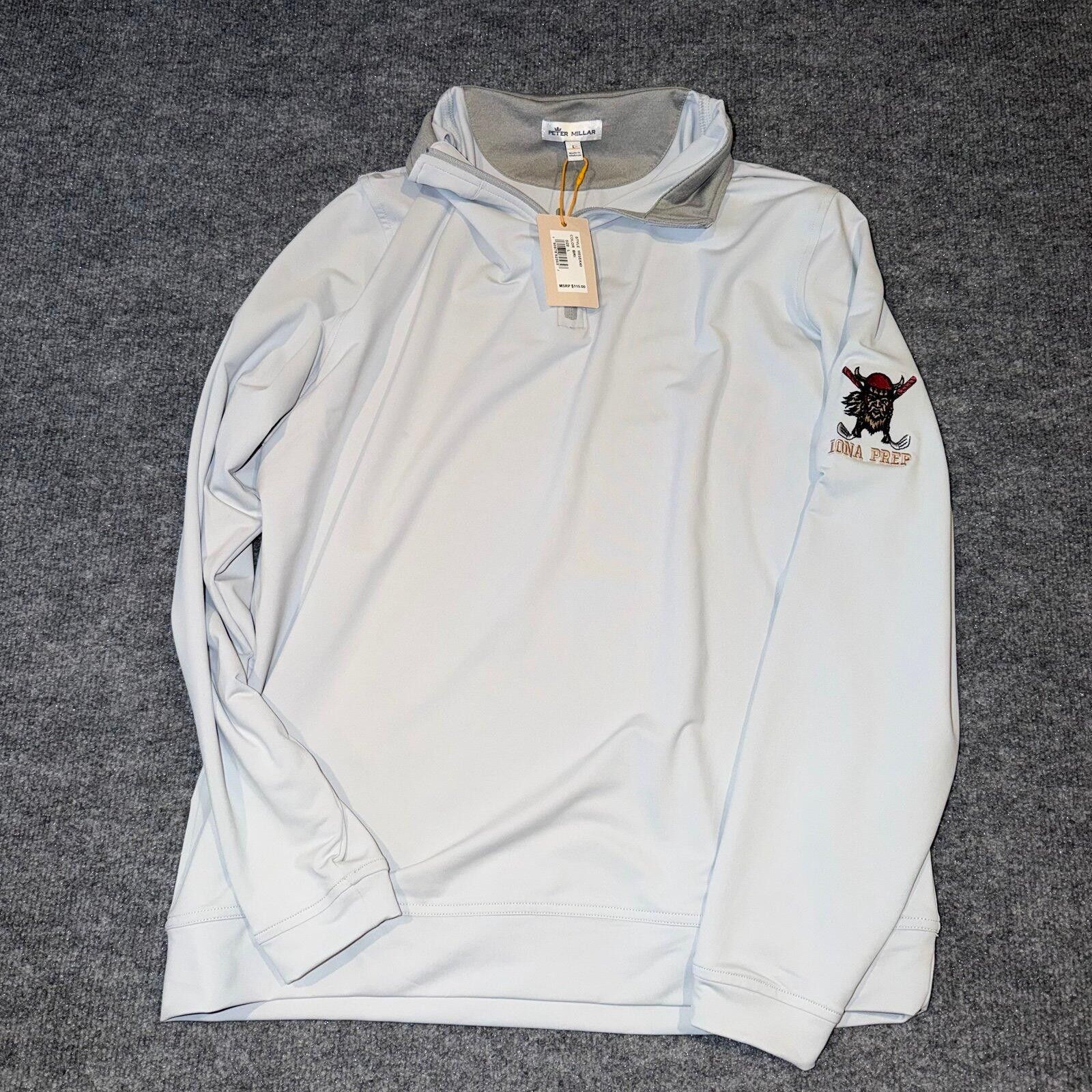 Peter Millar NWT Peter Millar Perth Performance Quarter Zip Mens LG Size US L / EU 52-54 / 3 - 1 Thumbnail