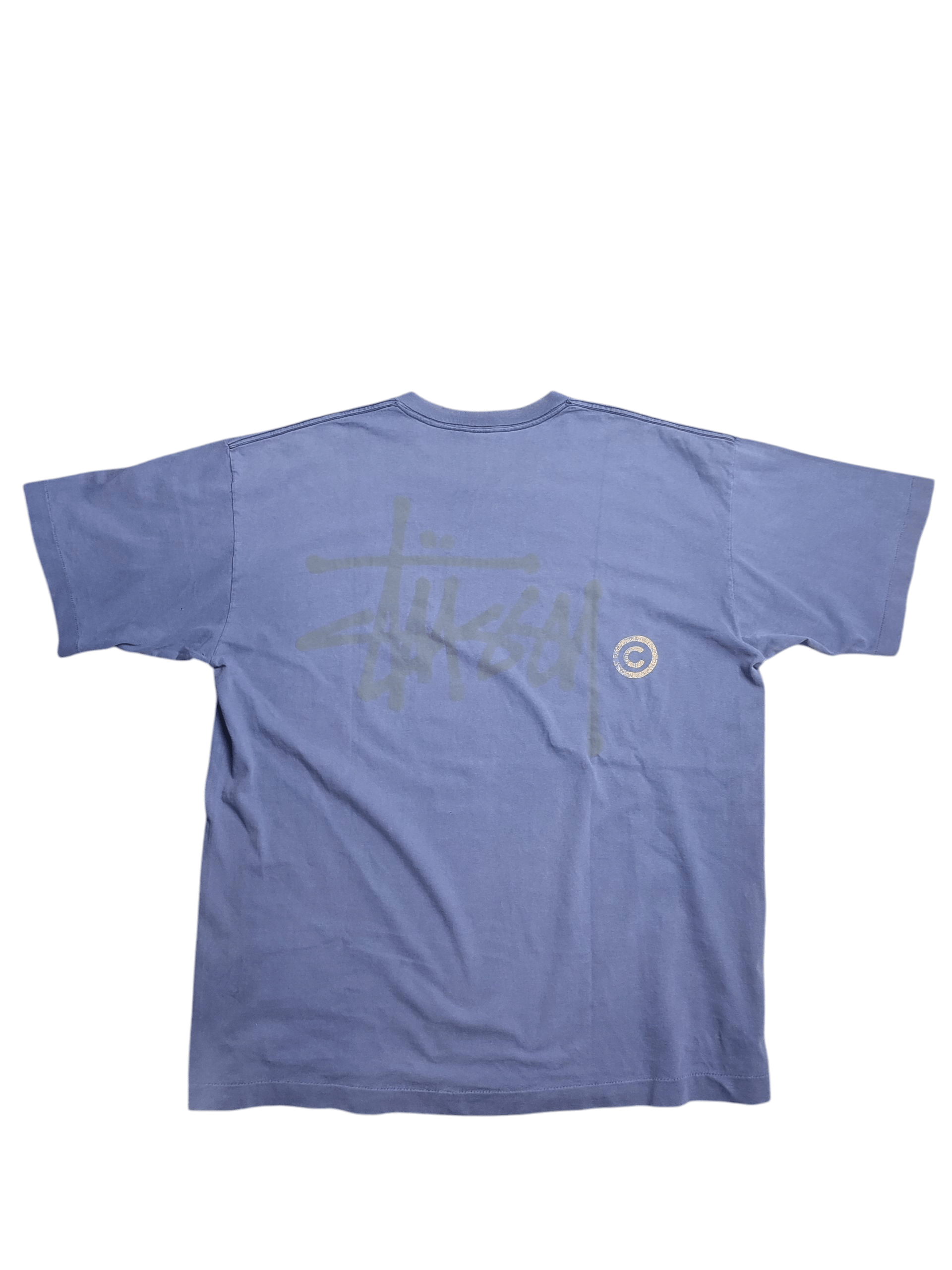 Stussy [DELETED] Stussy Signature Basic 1990s Vintage Tshirts Size US XXL / EU 58 / 5 - 4 Thumbnail