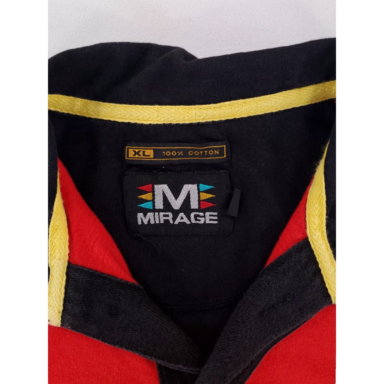 Vintage VINTAGE Kansas City Chiefs Mirage Long Sleeve Polo Shirt Red Black XL Mens Size US XL / EU 56 / 4 - 2 Thumbnail