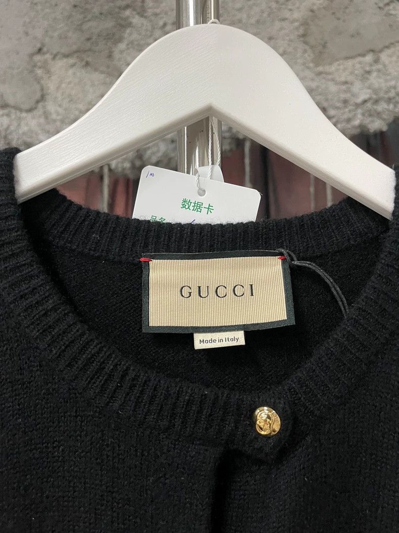 Gucci GucciGolden buckle wool cardigan 2503-Nextarrow Size US M / EU 48-50 / 2 - 6 Thumbnail
