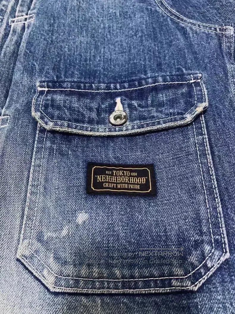 Neighborhood Neighborhood Limited Washed Distressed Denim Jacket Size US S / EU 44-46 / 1 - 4 Thumbnail