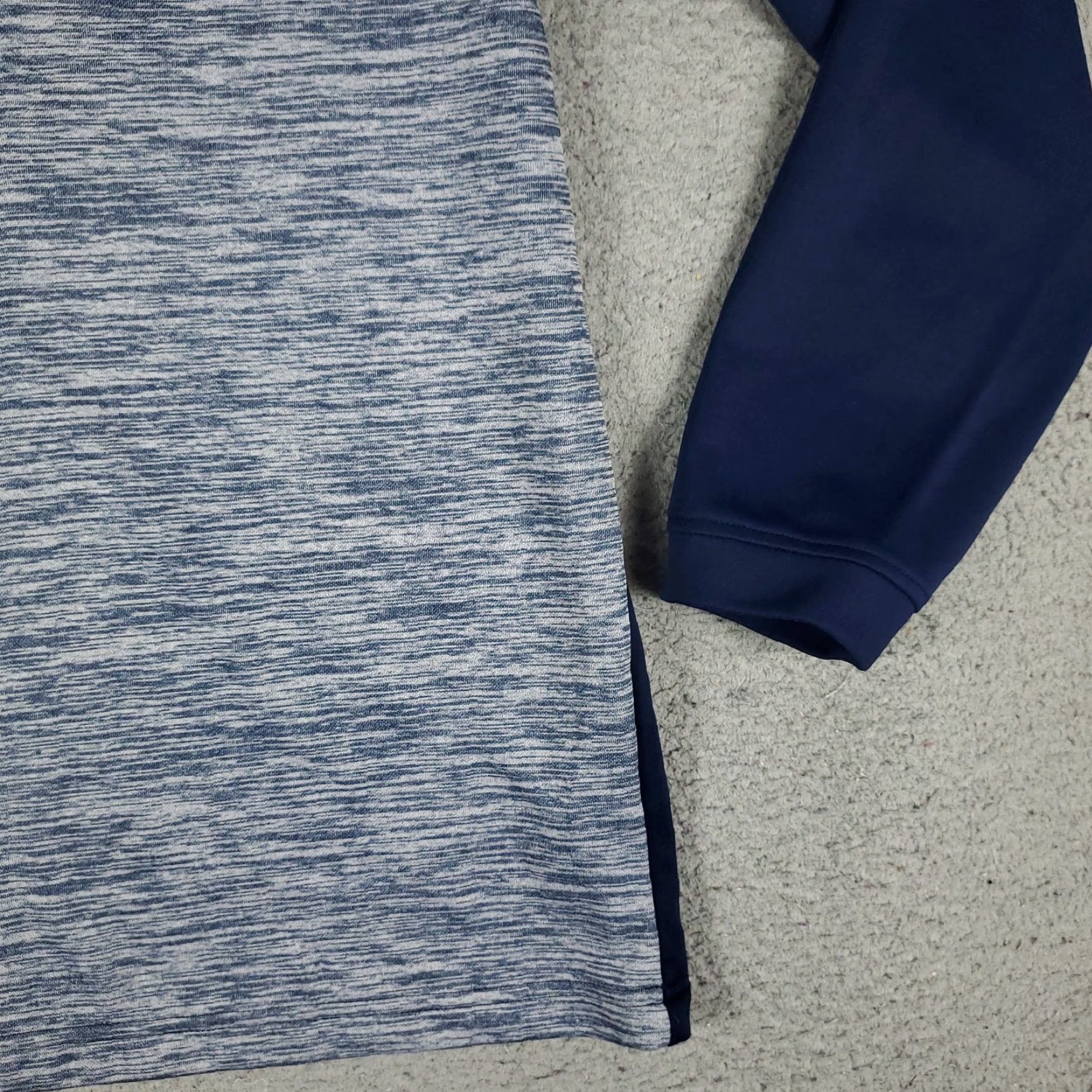 Adidas Adidas Sweater Men's Size Large Blue 1/4 Zip Pullover Lightweight Knit Mock Neck Long Sleeve Pullover Sweatshirt Size US L / EU 52-54 / 3 - 4 Thumbnail