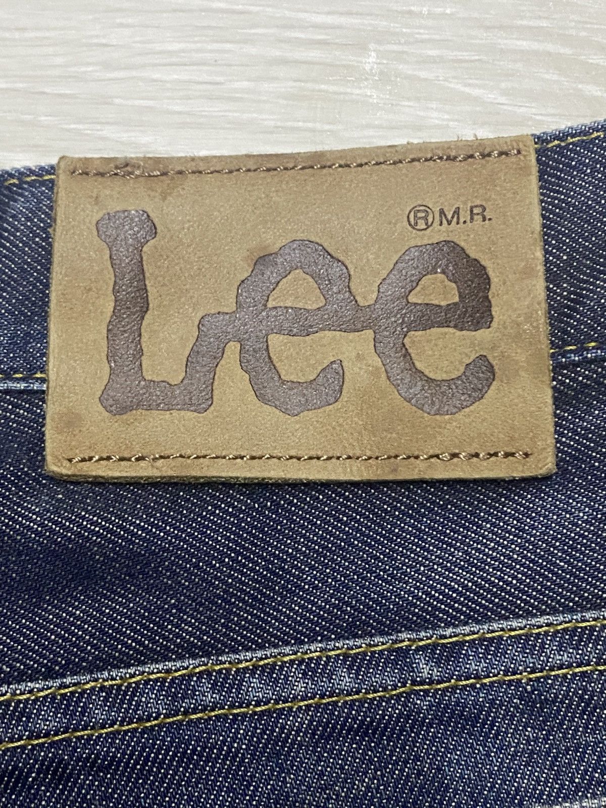 Number (N)ine Vintage Lee Riders Splatter Effect Paint Flare Repair Jeans Size US 29 - 16 Thumbnail