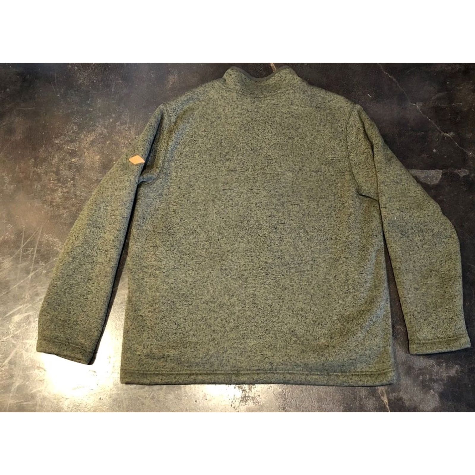 Orvis VINTAGE ORVIS Mens XLarge Olive Green Pullover Sweater 1/4 Zip Sherpa Lining Size US XL / EU 56 / 4 - 7 Thumbnail