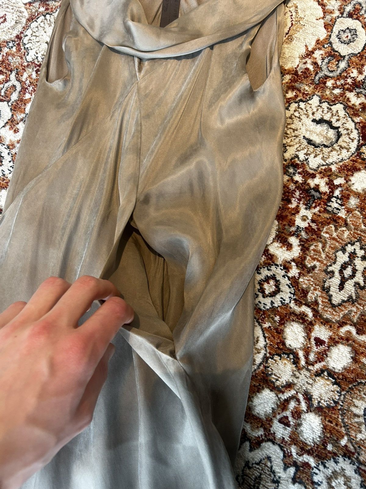 Rick Owens Rick Owens silk Dress Gleam AW 2010 DE 36 Size S / US 4 / IT 40 - 3 Thumbnail