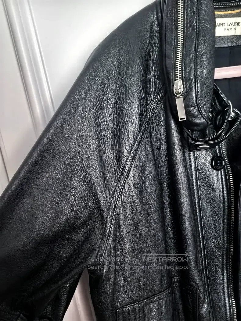 Saint Laurent Paris Saint Laurent Paris Luxury Leather Jacket Size S / US 4 / IT 40 - 5 Thumbnail