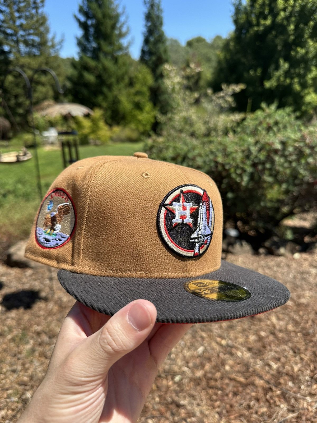 Hat Club 7 3/8 Houston Astros Apollo 11 patch Size ONE SIZE - 1 Thumbnail
