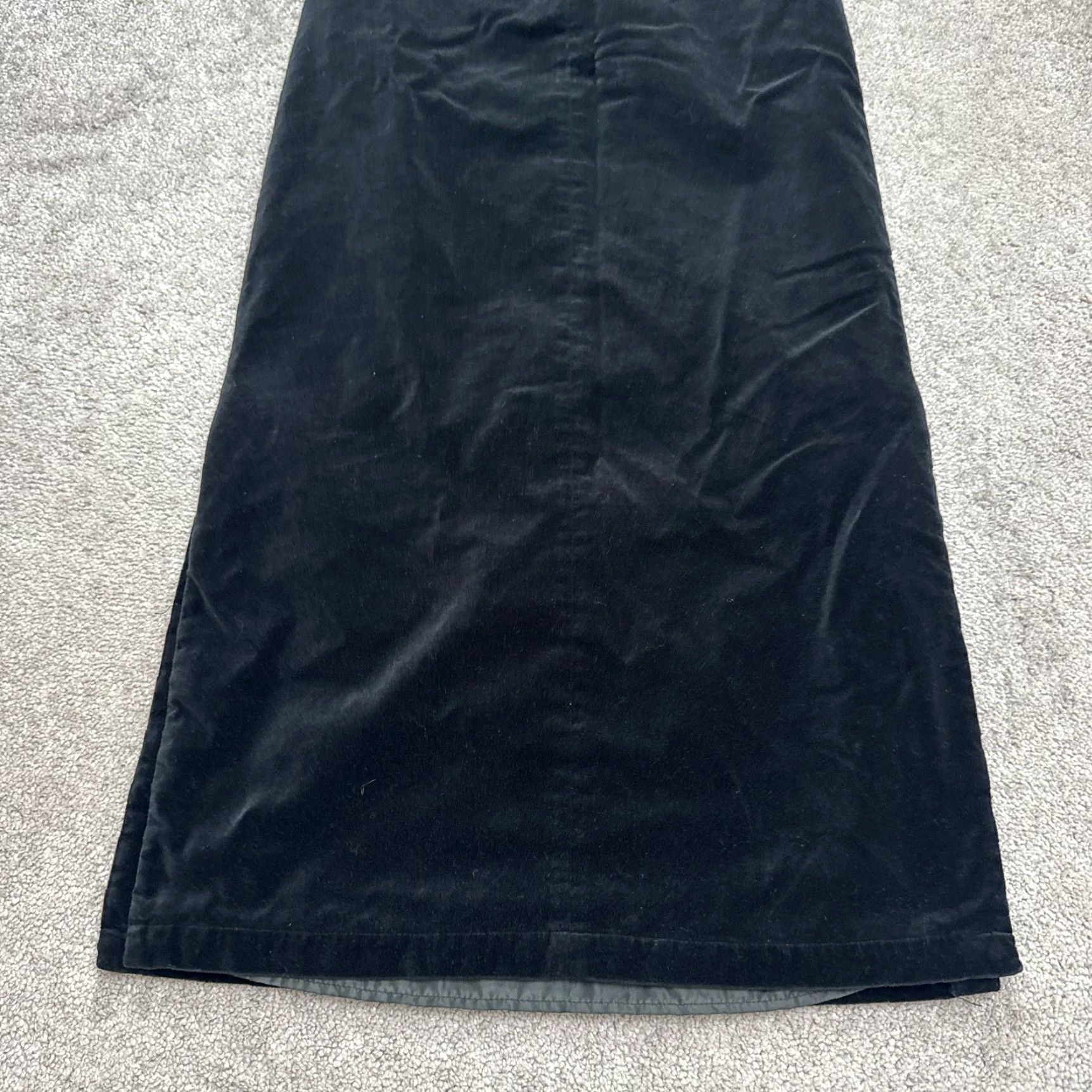 Disney VINTAGE Disney Mickey Minnie Mouse Velvet Midi Shift Dress Small Black Vest? (No, ensure using only original words) Size S / US 4 / IT 40 - 4 Thumbnail