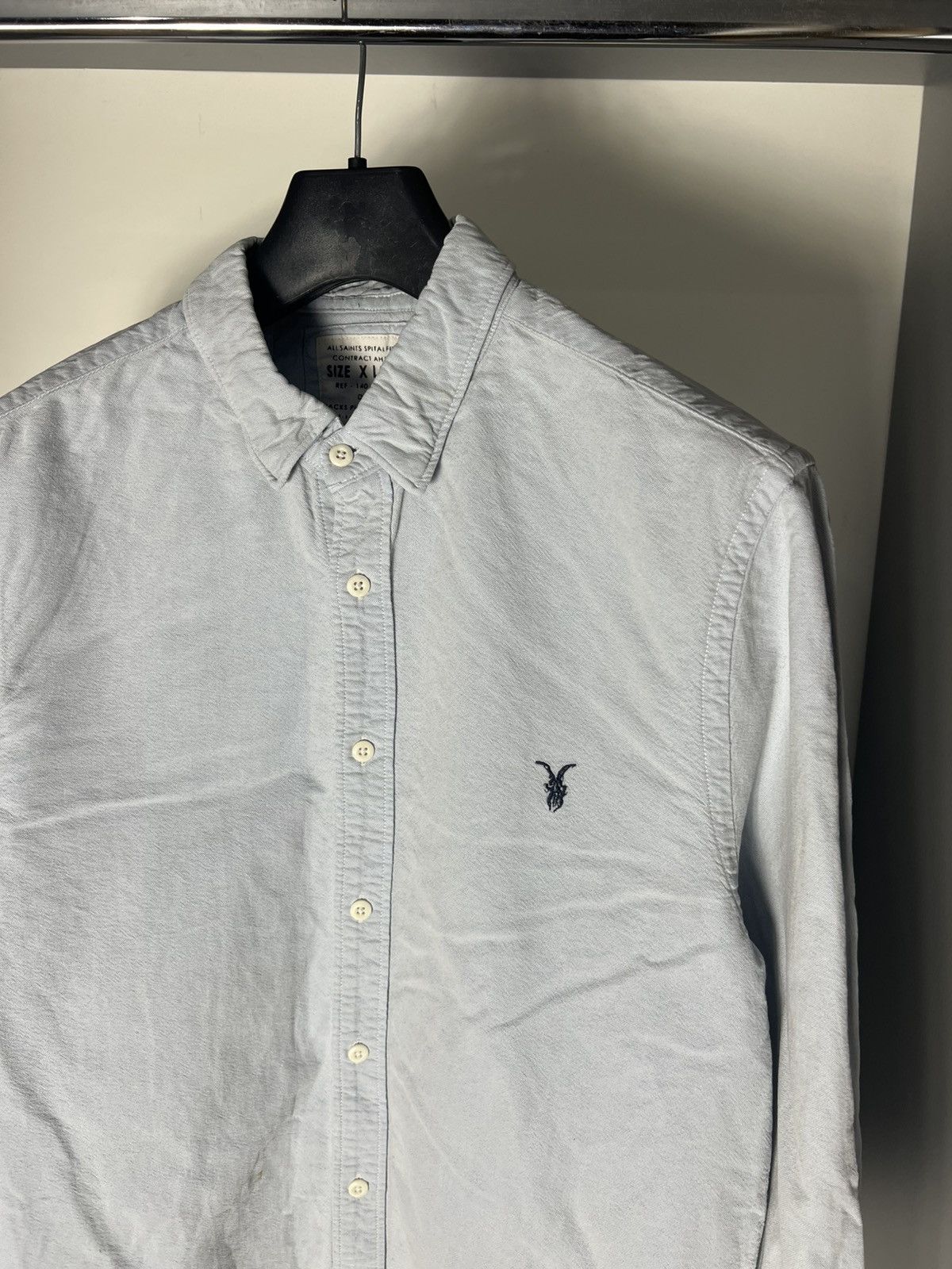 Allsaints × Vintage VERY RARE ALLSAINTS SPITALFIELDS LONG SLEEVE SHIRT DESIGNER Size US XL / EU 56 / 4 - 4 Thumbnail