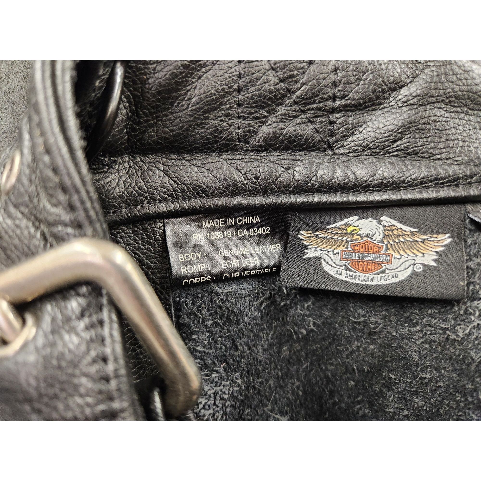 Harley Davidson Harley-Davidson Leather Motorcycle Riding Chaps Black Men’s Size US M / EU 48-50 / 2 - 21 Thumbnail