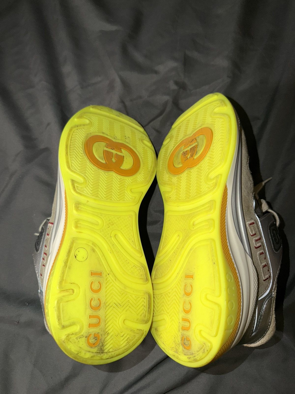 Gucci Gucci Ultraspace ‘Silver Metallic’ Size 6.5 Gucci Size US 8 / EU 41 - 8 Thumbnail
