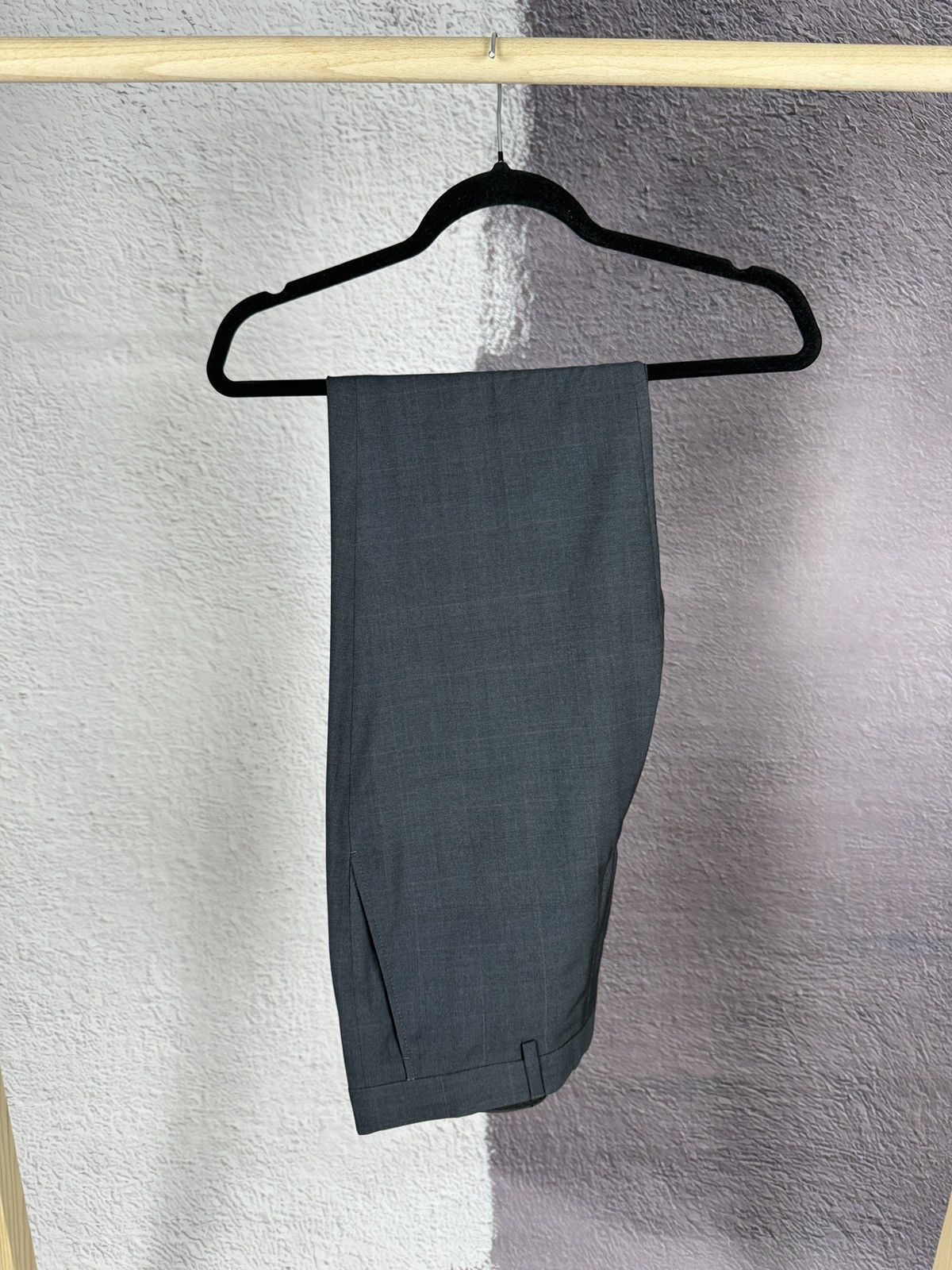 Nazareno Gabrielli BNWT Nazareno Gabrielli checkered grey 2 button wool suit Size 38R - 16 Thumbnail