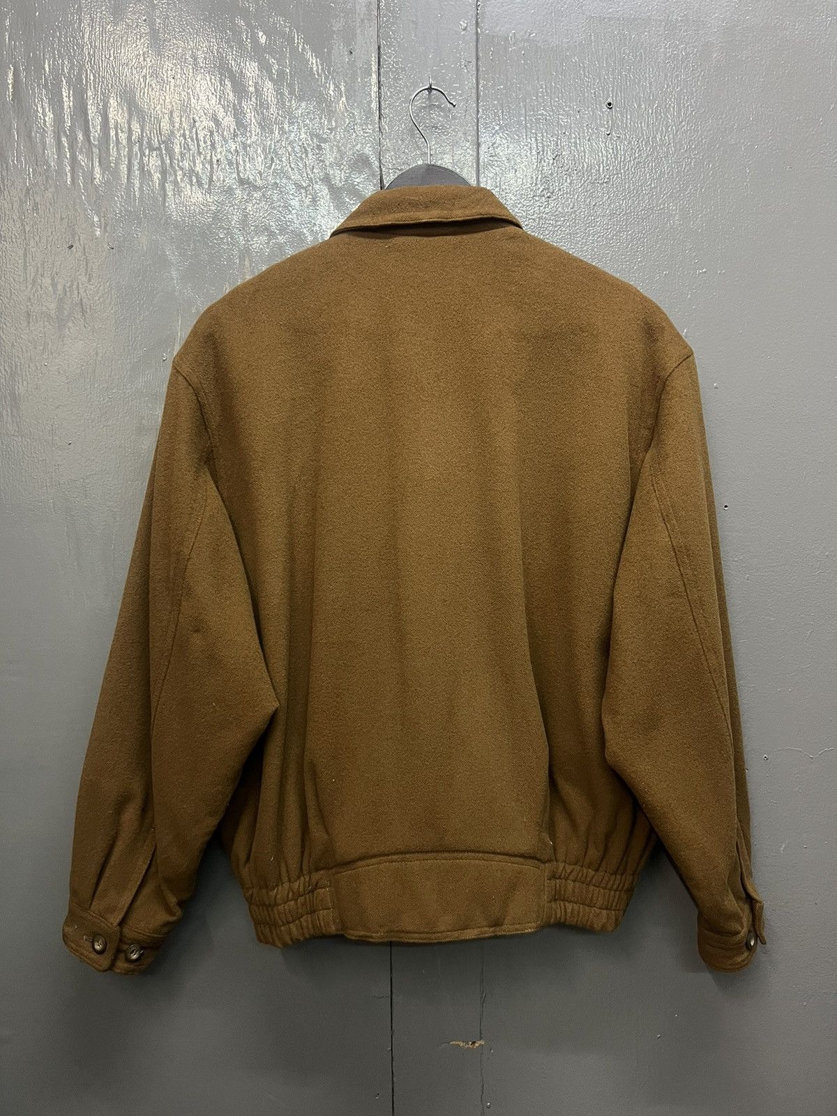 DAKS Vintage Daks England Wool Bomber Jacket Size US L / EU 52-54 / 3 - 4 Thumbnail