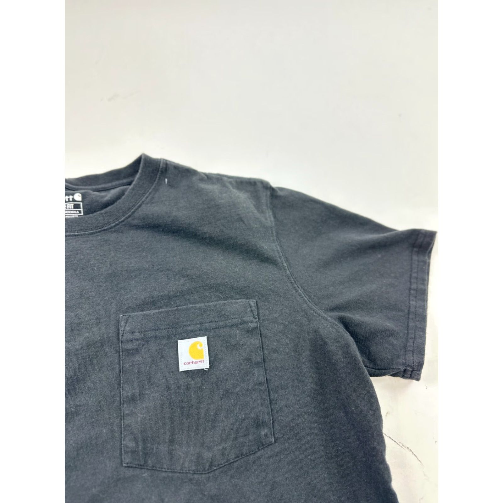 Carhartt Carhartt Women's Black Loose Fit Work Shirt Large Short Sleeve Crew Neck Tee Size L / US 10 / IT 46 - 5 Thumbnail