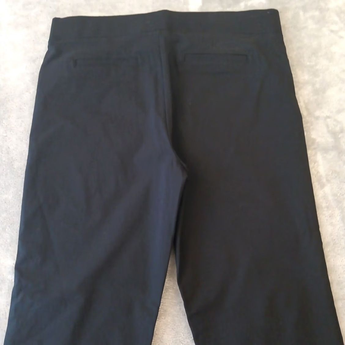 Vintage AB Studio Dress Pants Womens Large Black Pull On Stretch High Rise 34x32 Size 36" / US 14 / IT 50 - 7 Thumbnail