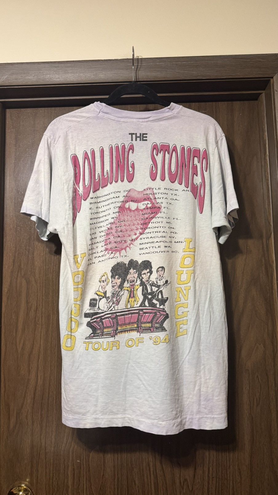 Other Vintage 1994 Rolling Stones Voodoo Lounge Parking Lot Tee Size US L / EU 52-54 / 3 - 5 Thumbnail