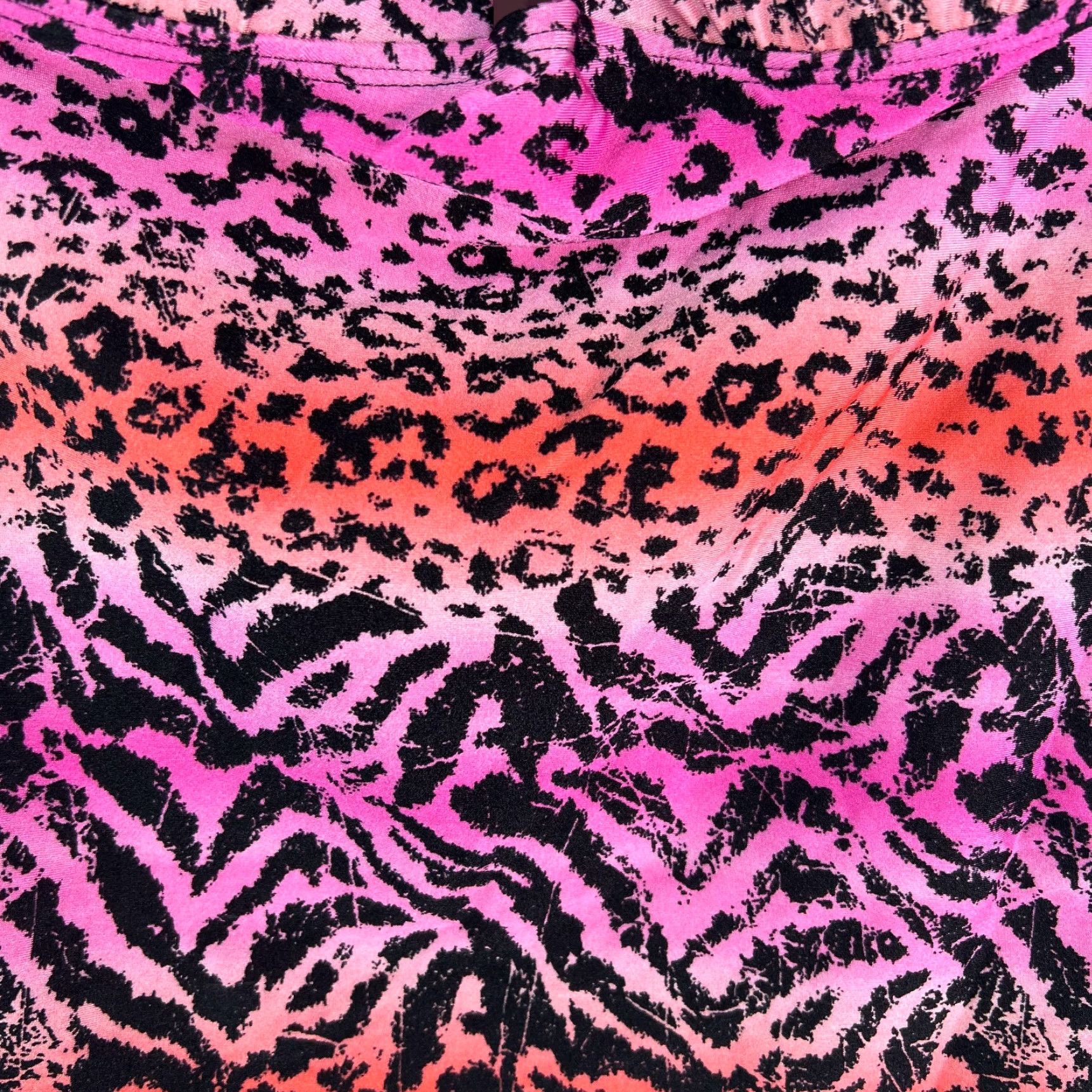 Vintage VINTAGE Mudd Tankini Top Women XS Pink Animal Print Beach Padded Halter Swimwear Size XS / US 0-2 / IT 36-38 - 3 Thumbnail