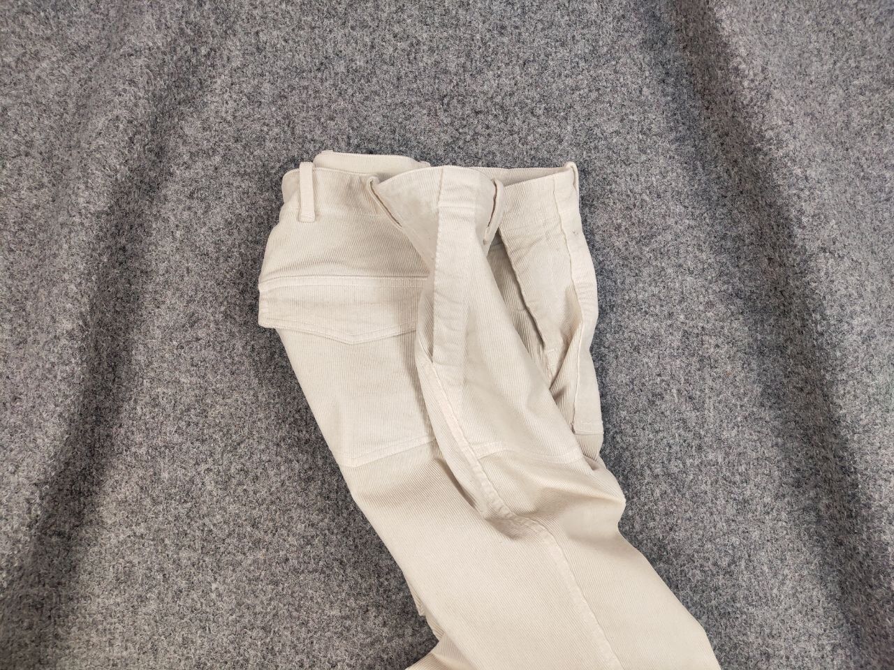 Nili Lotan Nili lotan Design Classic Trouser Corduroy Beige Pants Size 25" / US 0 / IT 36 - 10 Thumbnail