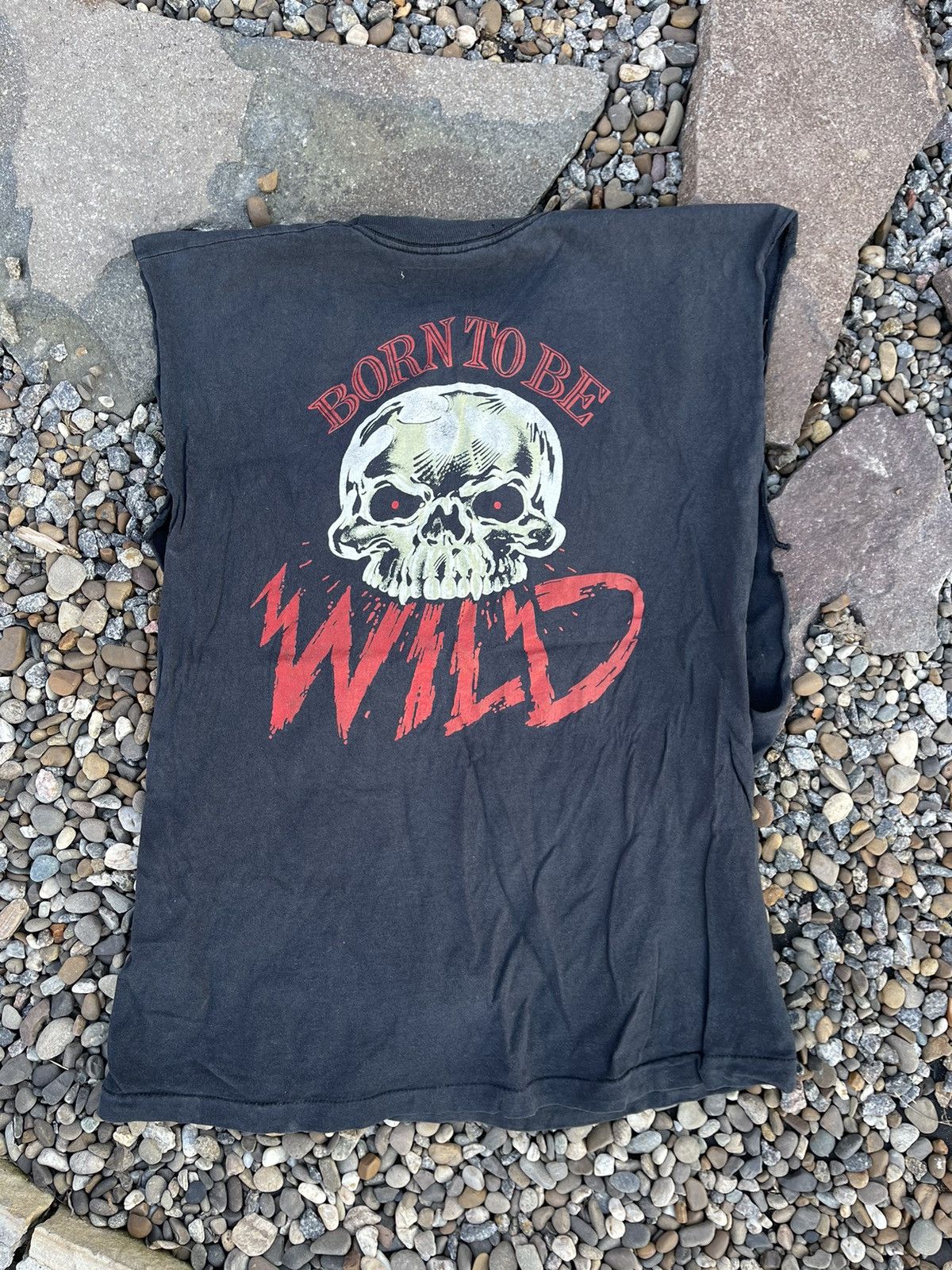 Harley Davidson × Vintage 90’s Born To Be Wild Distressed Vintage moto tee Size US M / EU 48-50 / 2 - 11 Thumbnail