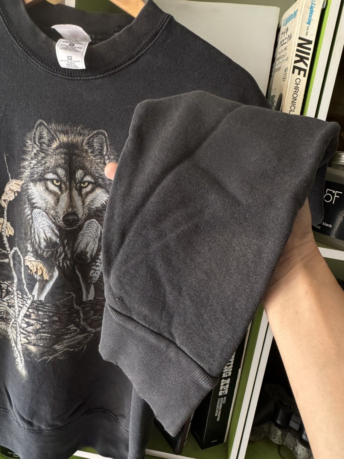 If Six Was Nine Vintage 90s motif habitat wolf Size US S / EU 44-46 / 1 - 6 Thumbnail