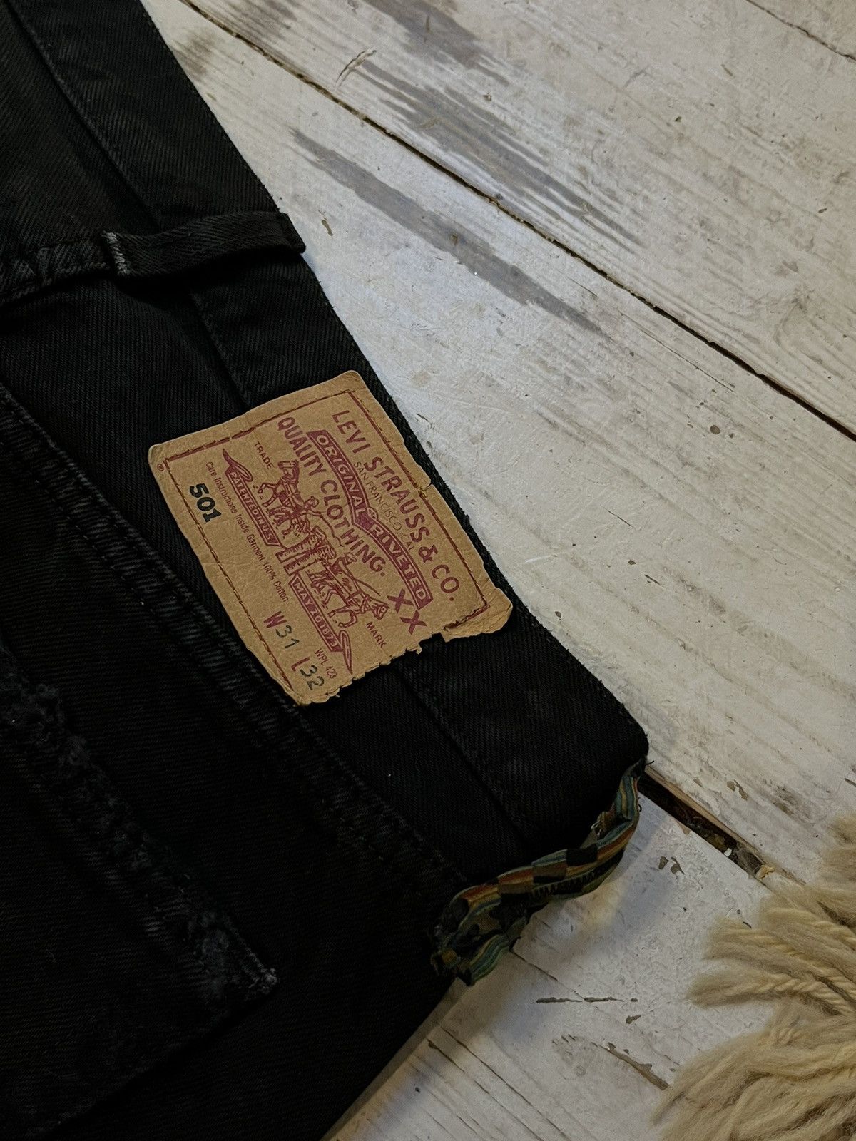 Kapital × Levi's Vintage Levi’s 501 97’ Safari Repaired Patchwork Kapital ins Size 30" / US 8 / IT 44 - 10 Thumbnail