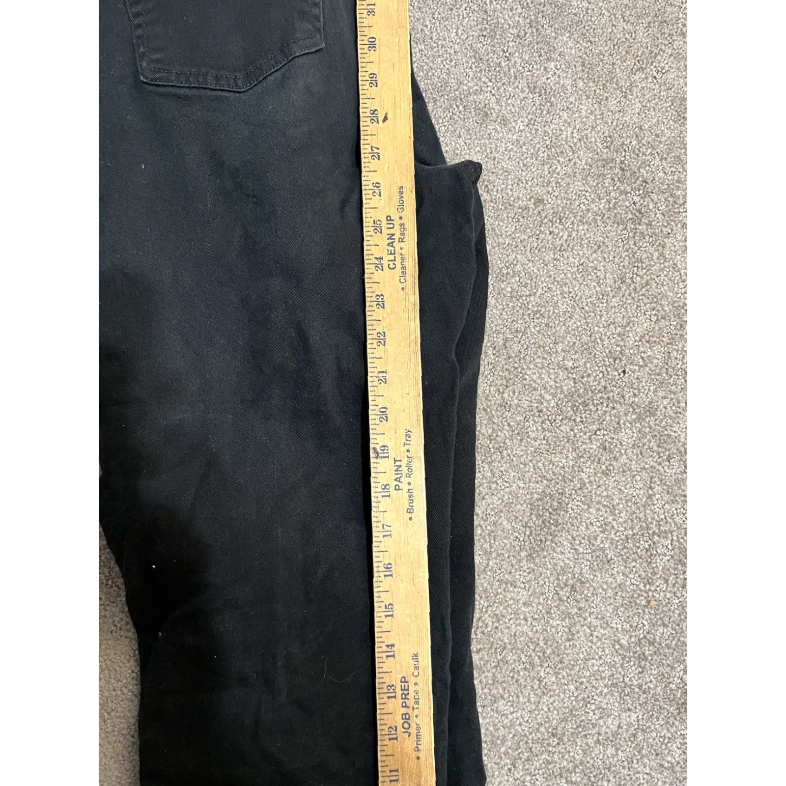 Gloria Vanderbilt Gloria Vanderbilt Amanda Jeans Women’s Black Denim Straight Leg Size 12 Size 34" / US 12 / IT 48 - 6 Thumbnail