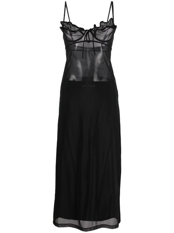 Y/Project Y/project Wire Mesh Slip Dress Size XS / US 0-2 / IT 36-38 - 2 Thumbnail