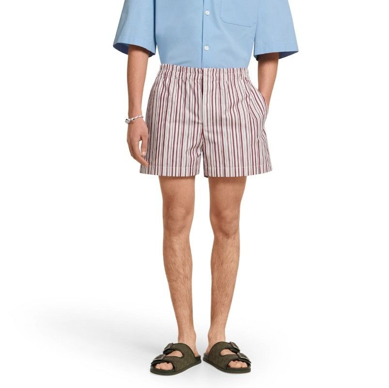 Gucci o1la5ras0426 Striped Cotton Shorts in Multicolor Size US 30 / EU 46 - 2 Thumbnail