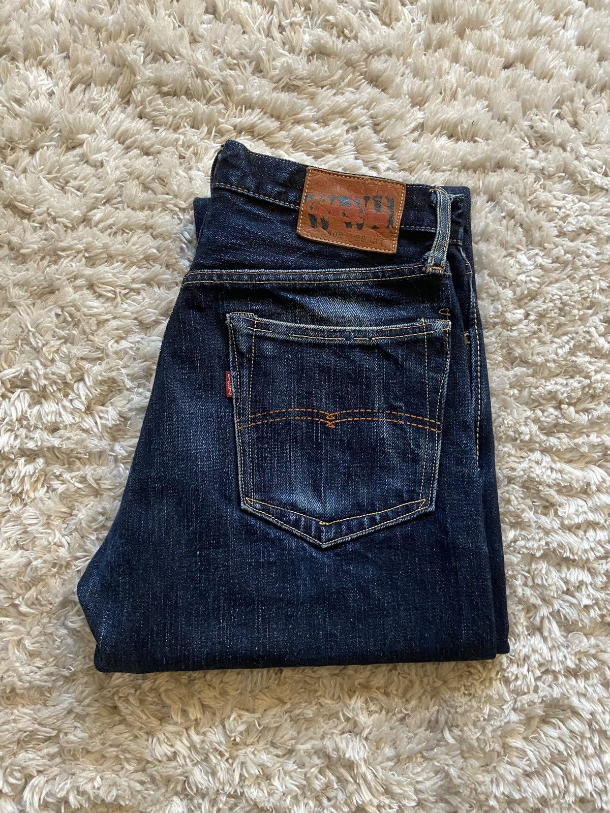 EIGHT-G Jean Eight-G Lot 402 WW2 1944 Selvedge 17oz Made in Japan Size US 29 - 13 Thumbnail