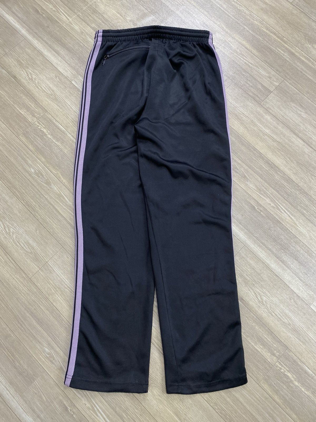 Needles AW17 Needles Poly Smooth Black Purple XL Track Pants Size US 32 / EU 48 - 11 Thumbnail