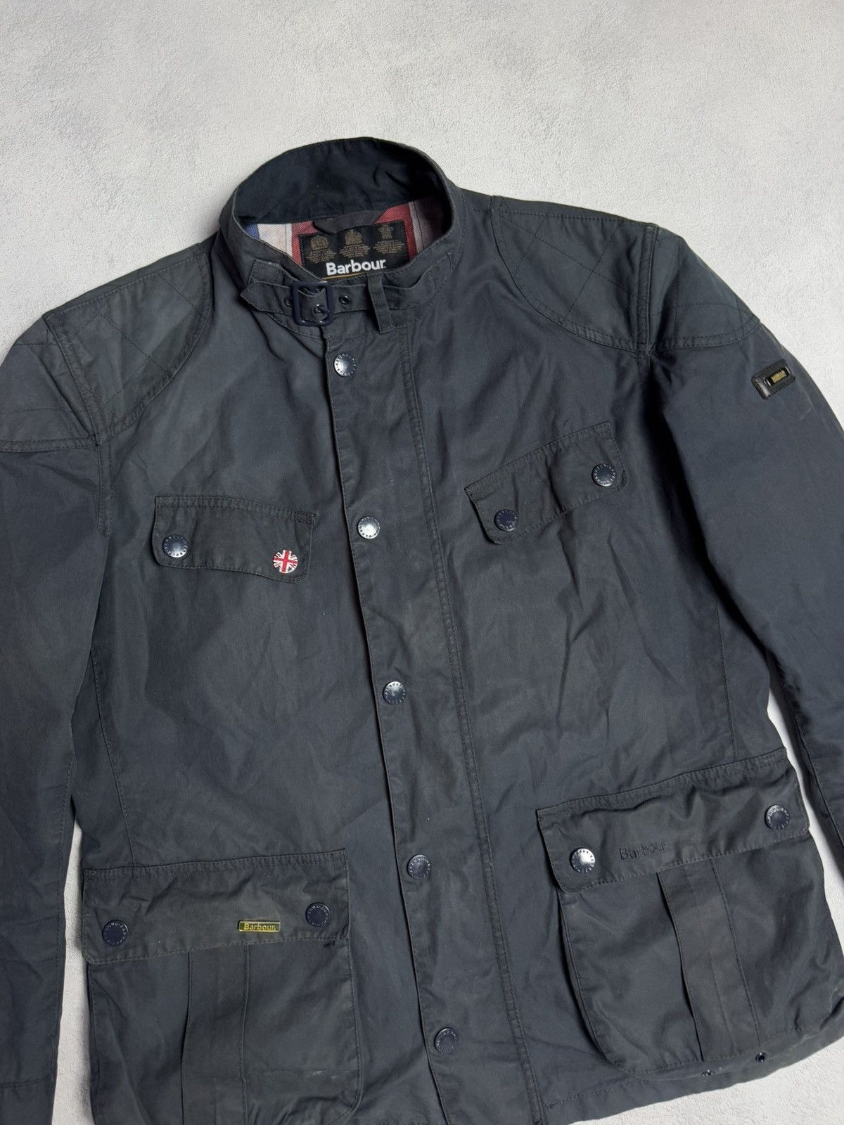 Barbour Barbour International Simonside Wax Cotton Jacket Size US M / EU 48-50 / 2 - 3 Thumbnail
