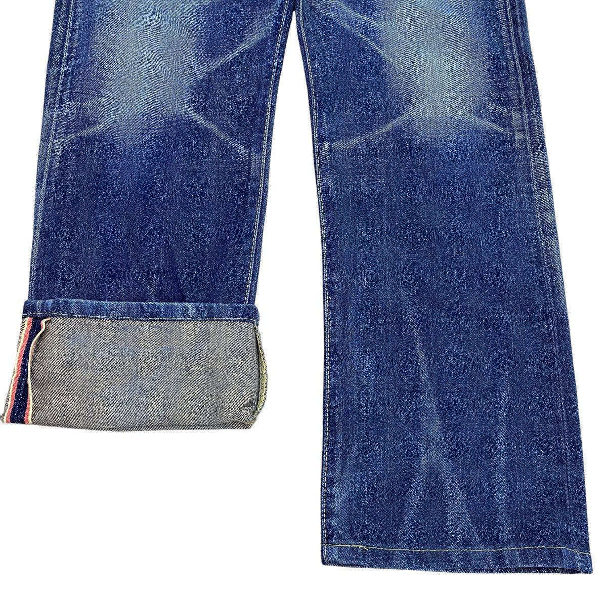Edwin Edwin X Selvage Faded Blue Wash Straight Cut Style Jeans Size US 35 - 5 Thumbnail