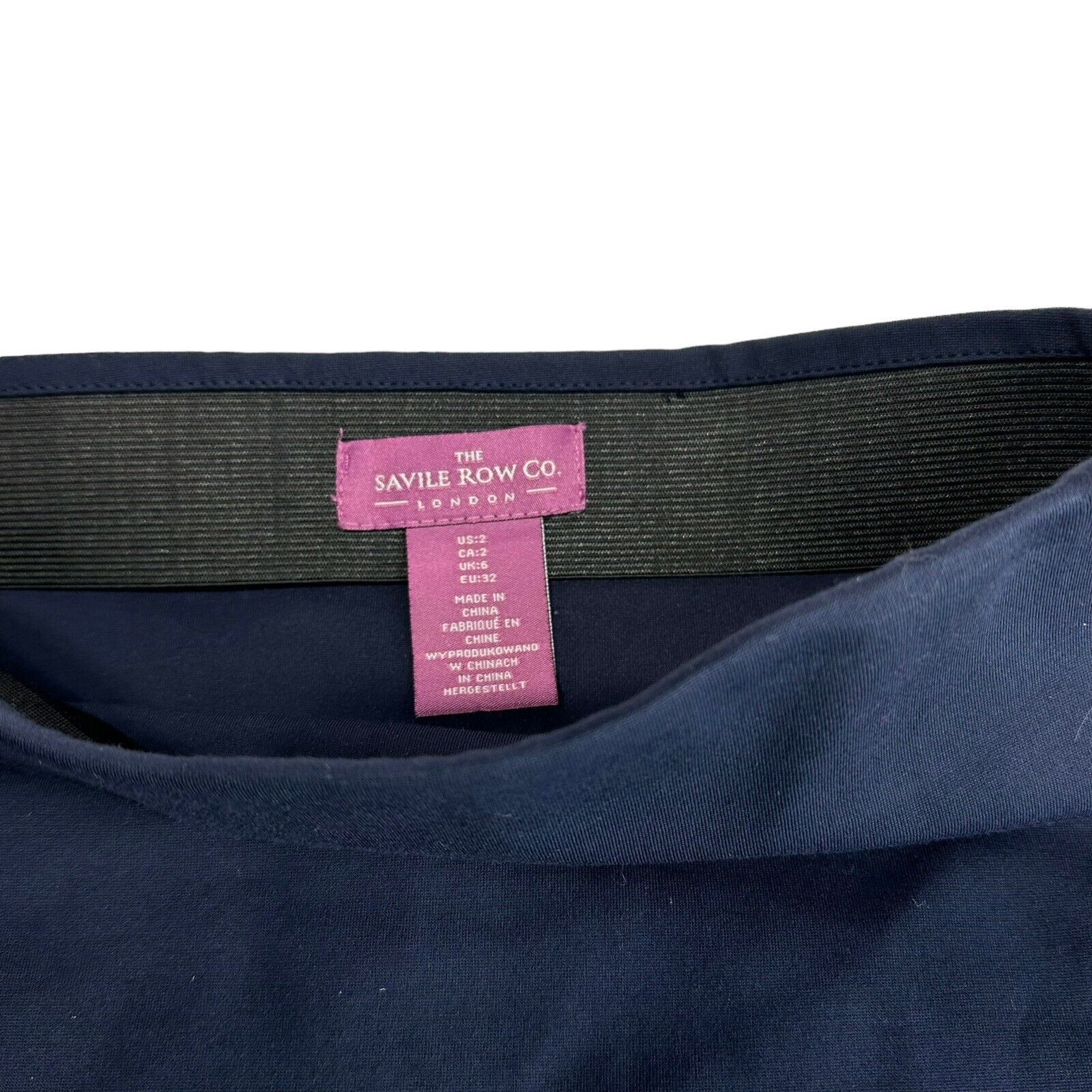Savile Row the savile row blue pencil midi skirt Size 2 Size 26" / US 2 / IT 38 - 2 Thumbnail