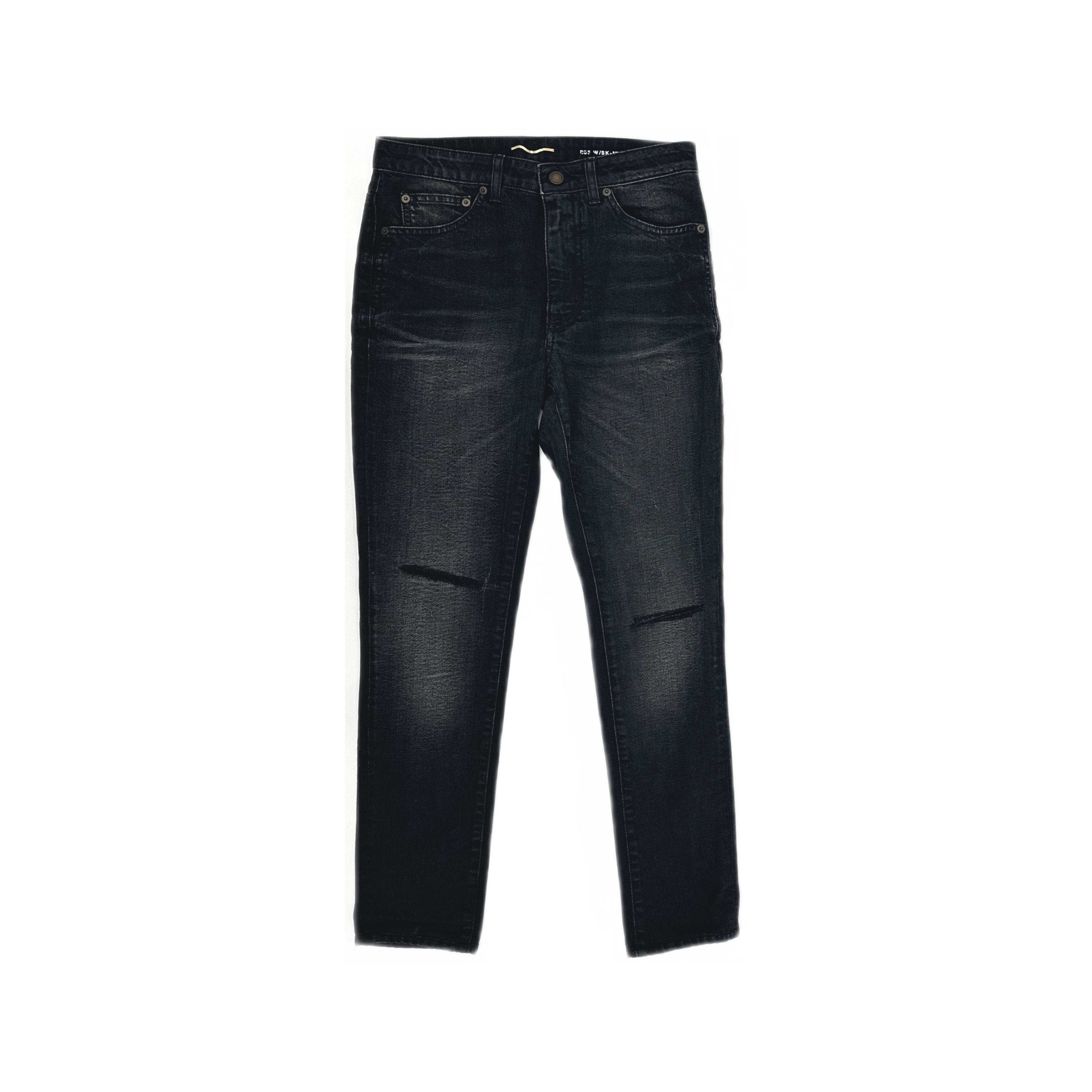 Saint Laurent Paris Saint Laurent Distressed Denim Jeans Size 29 Size US 29 - 1 Thumbnail