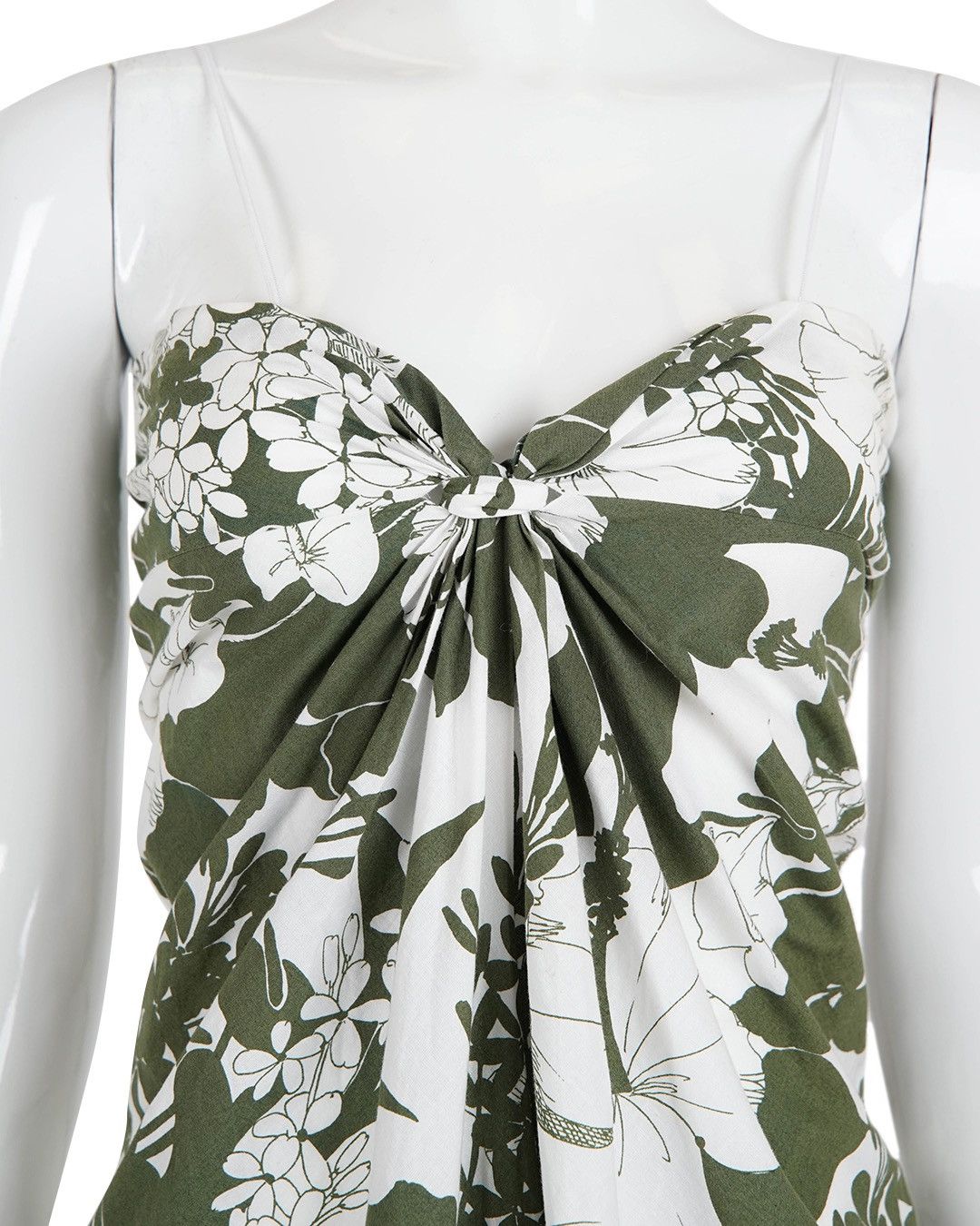 Miu Miu Miu Miu S/S2003 Floral Strapless Dress Size S / US 4 / IT 40 - 7 Thumbnail