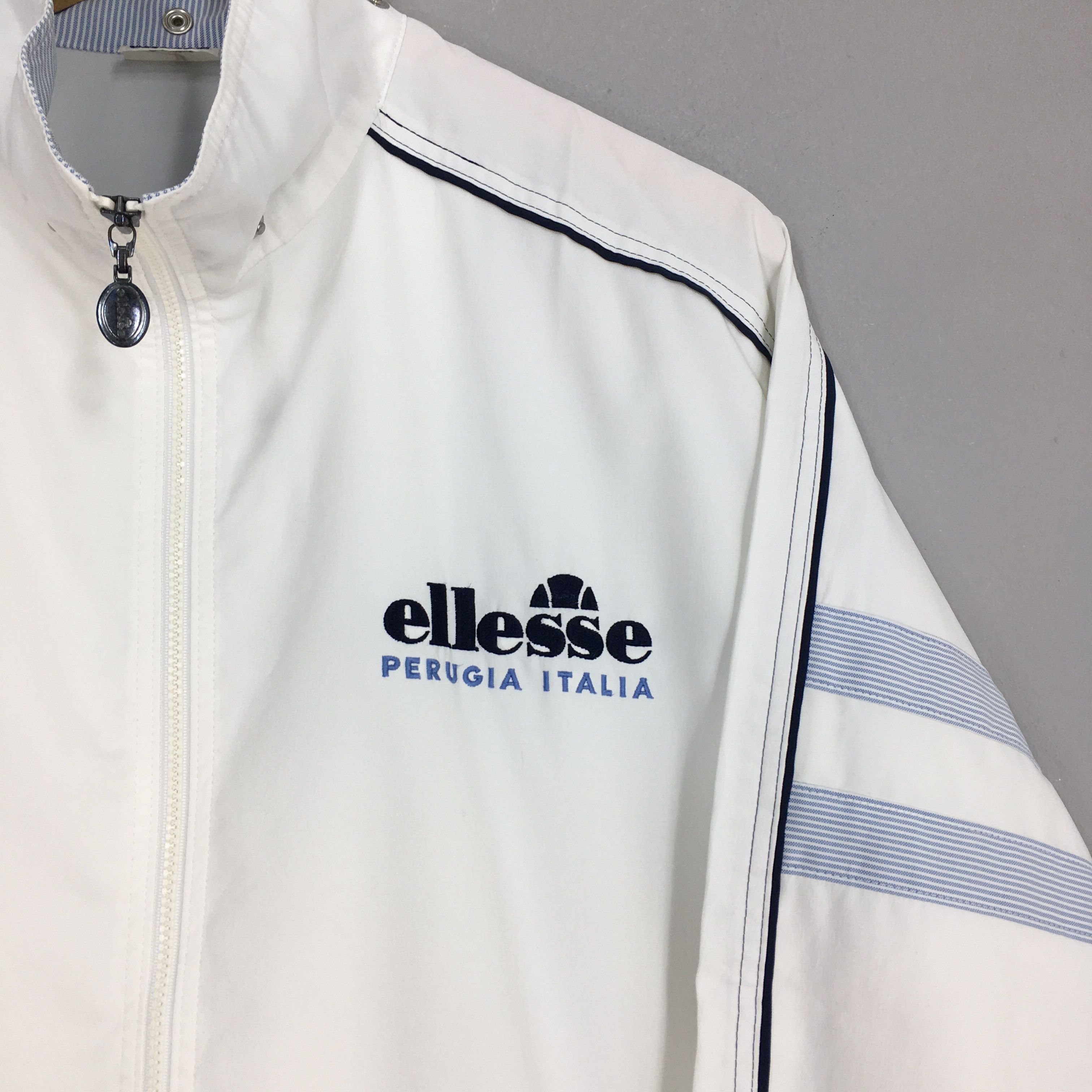 Ellesse Vintage 90s Ellesse Perugia Windbreaker Jacket Large Size US L / EU 52-54 / 3 - 2 Thumbnail