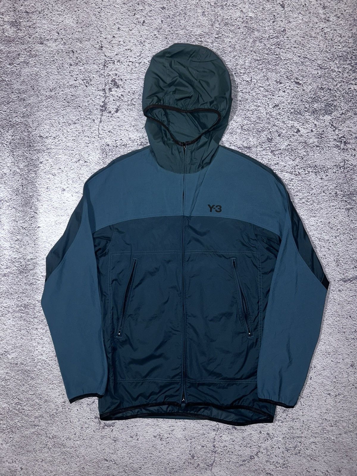 Y-3 Y-3 Adidas Yohji Yamamoto Hooded Technical Jacket Green | Grailed