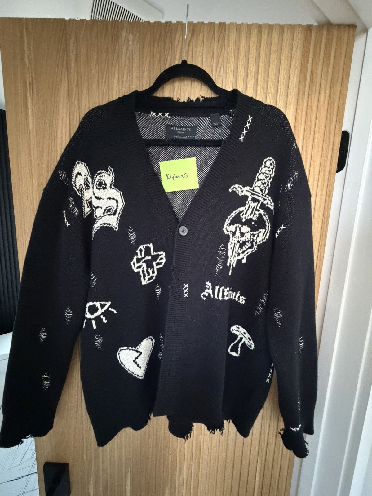 Allsaints ALLSAINTS Give me Some peace Caledon Oversized Cardigan - M Size US M / EU 48-50 / 2 - 1 Thumbnail