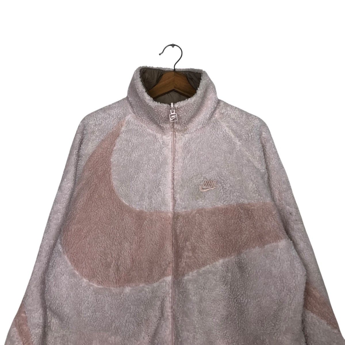 Nike 📌Reversible Bomber Jacket Nike Big Logo Swoosh Streetwear Size US XL / EU 56 / 4 - 4 Thumbnail