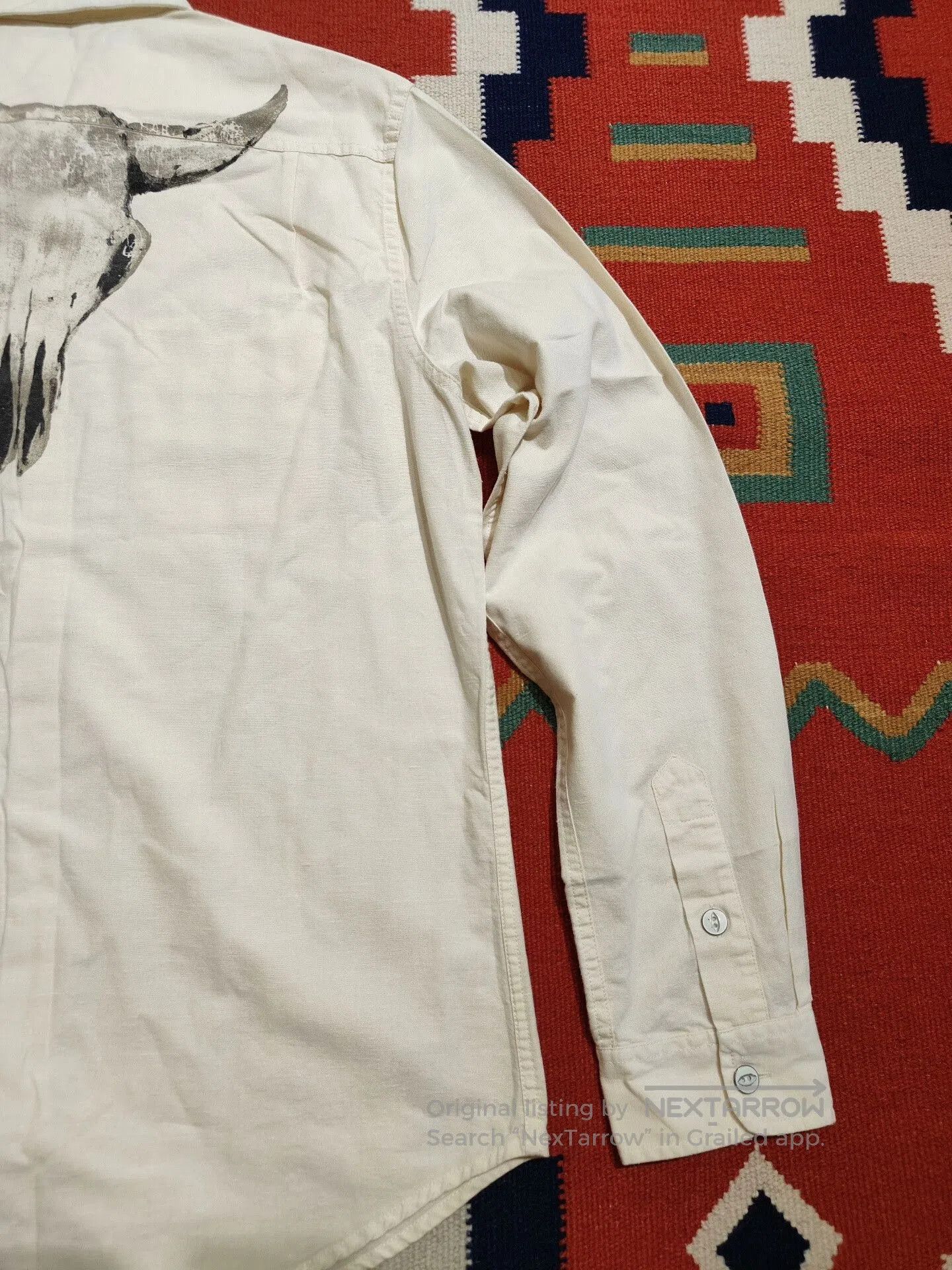 RRL Ralph Lauren Vintage RRL Tribal Patterned Shirt. Size US L / EU 52-54 / 3 - 3 Thumbnail