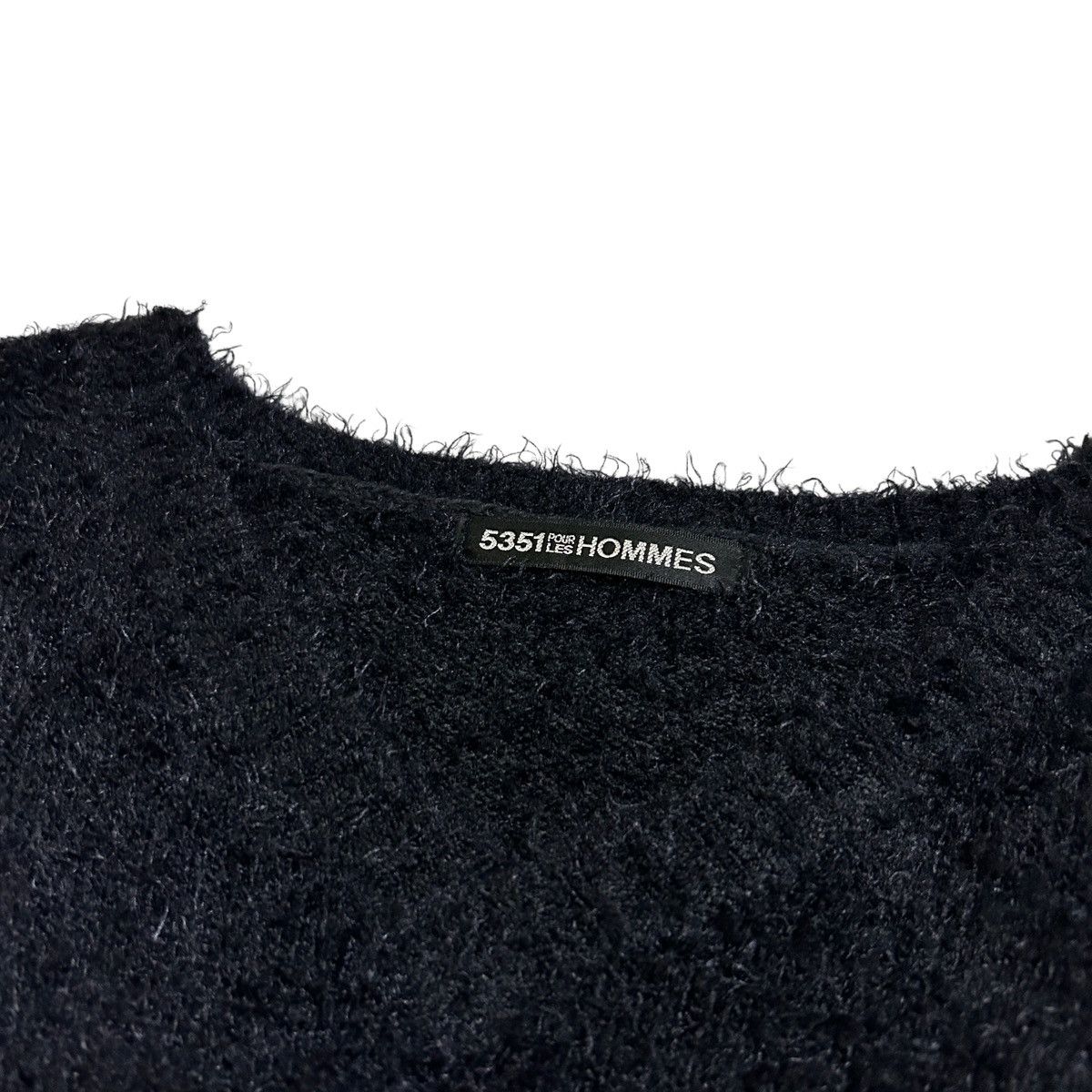 5351 POUR LES HOMMES × Japanese Brand 2000s 5351 Pour Les Hommes - Mohair Top Size US M / EU 48-50 / 2 - 7 Thumbnail