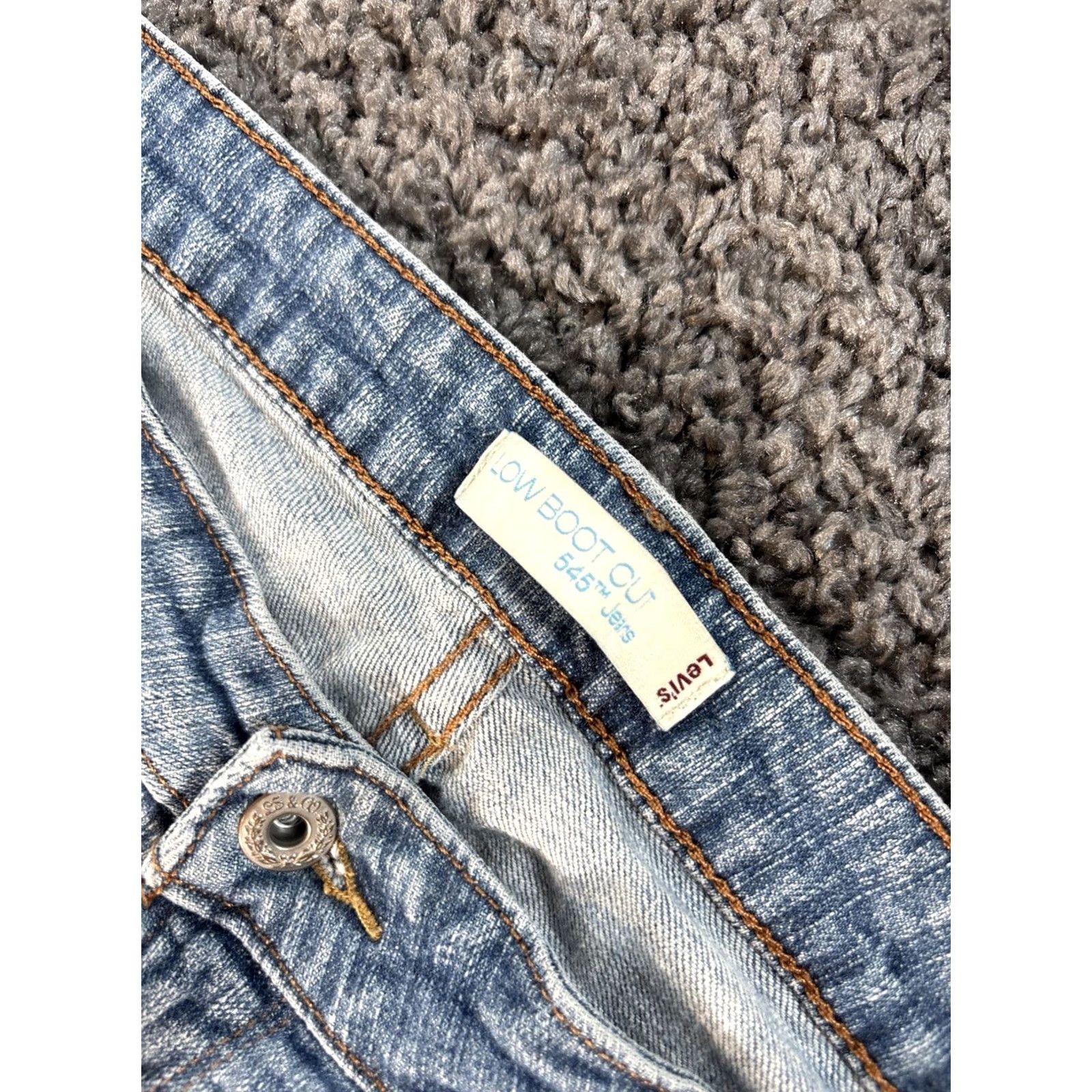 Levi's VINTAGE Levi’s 545 Superlow Stretch Womens Jeans 34x30 Bootcut Medium Wash Low Rise Denim 5-Pocket Levi’s 500 Series Mens? Womens Size 24" / US 00 / IT 34 - 6 Thumbnail