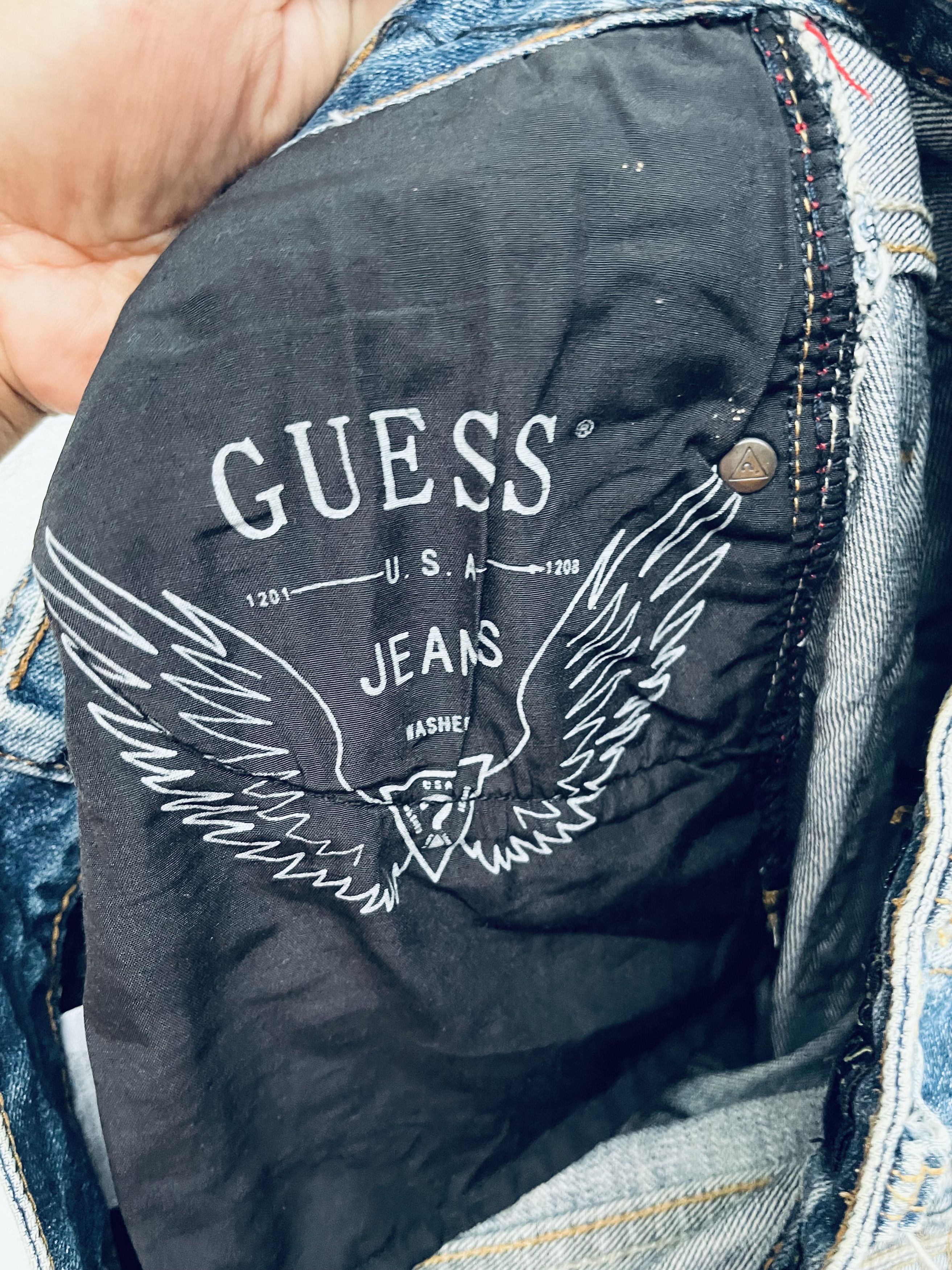 Japanese Brand × Vintage Vintage Guess Distressed Designer Fashion Style Size US 29 - 15 Thumbnail