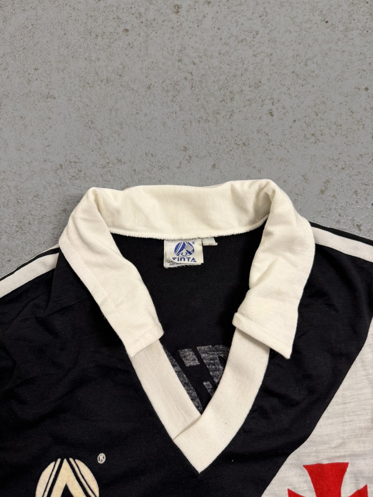Vintage Vintage 1989 Vasco Da Gama Finta 7 Marca Reg CocaCola Jersey Size US S / EU 44-46 / 1 - 8 Thumbnail