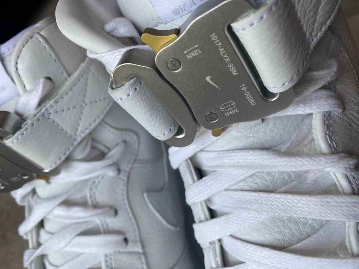 1017 ALYX 9SM × Nike Nike Air Force 1 Alyx Hi Triple White Size 13 Size US 13 / EU 46 - 7 Thumbnail