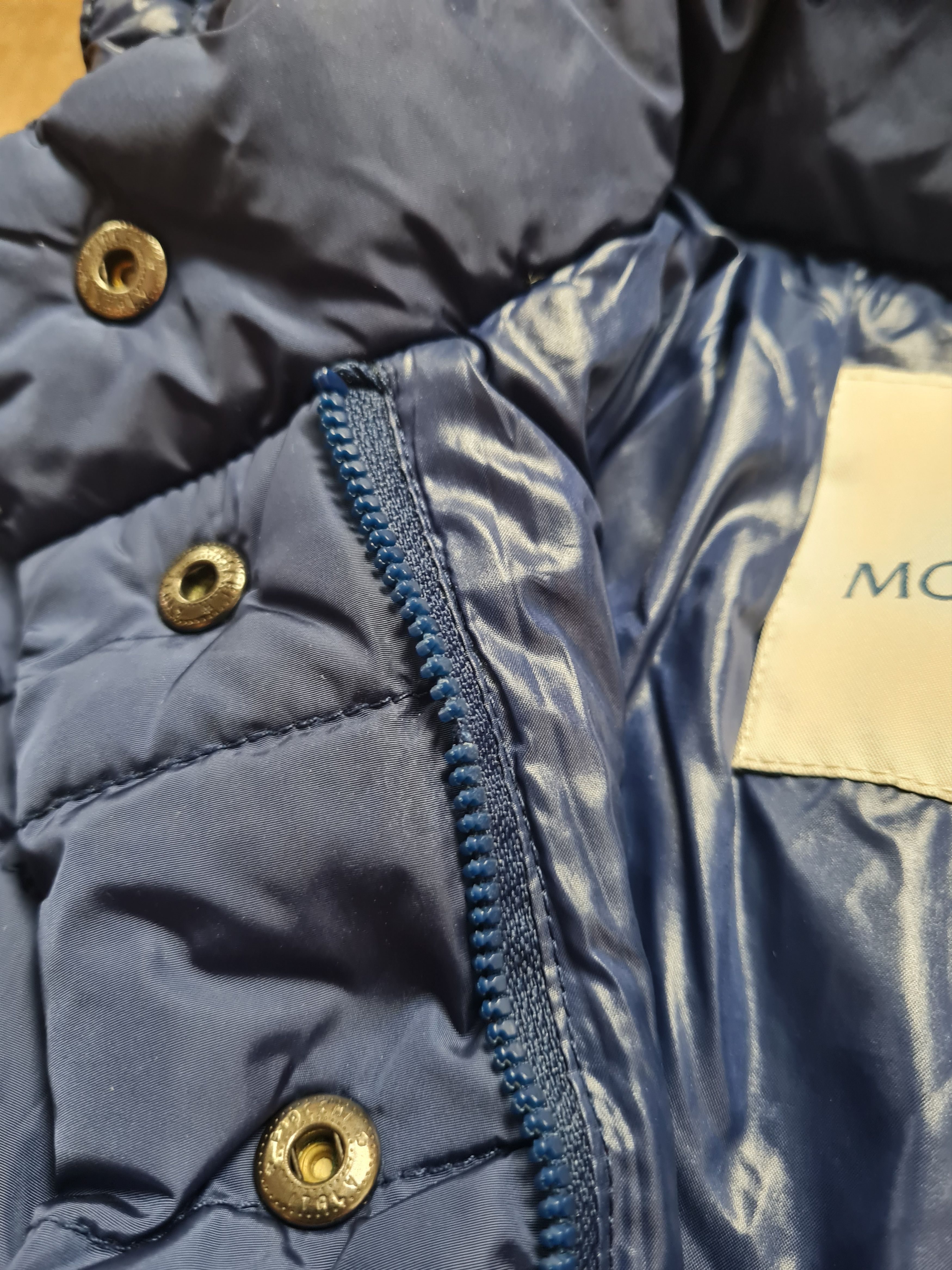 Moncler Down Jacket Moncler Parka Blue12 mois - sz 74cm Size XXS / US 00 / IT 34 - 10 Thumbnail